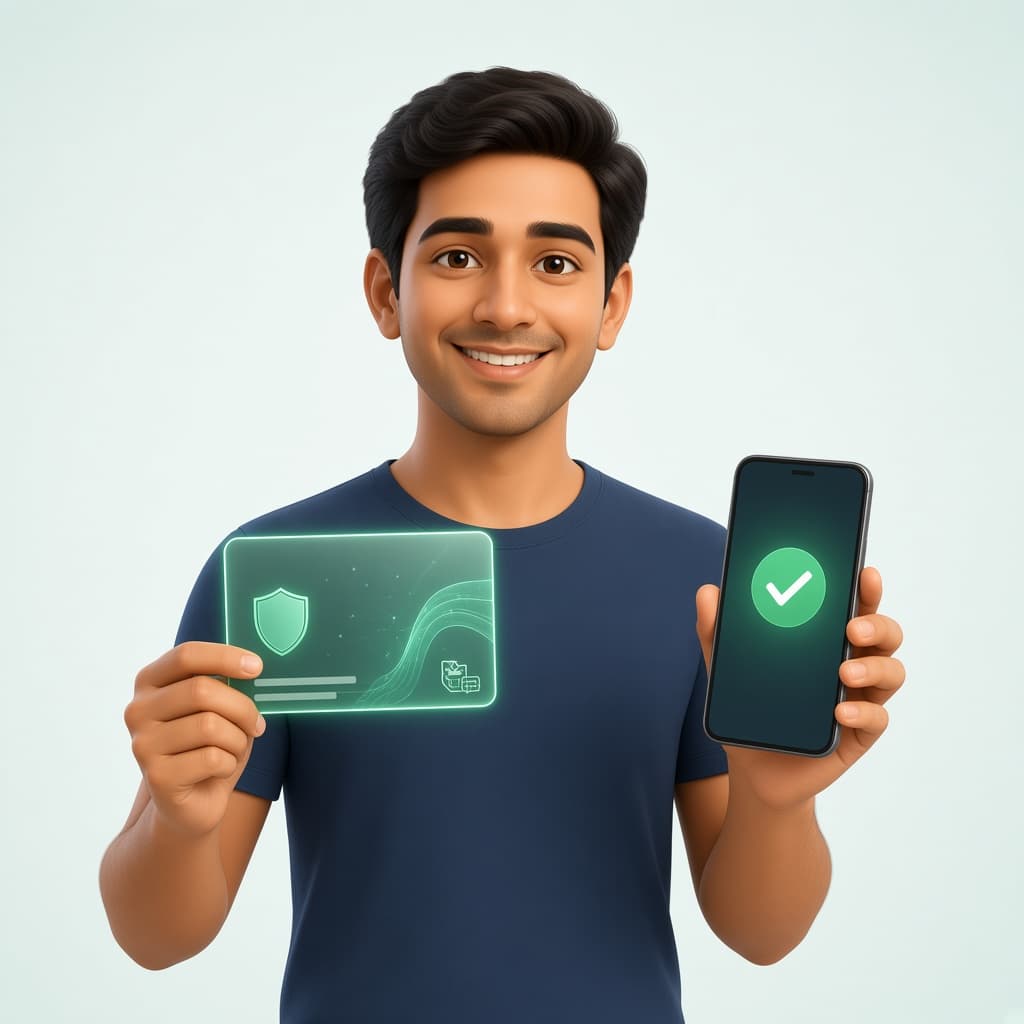 Digital membership card ready to use after activation