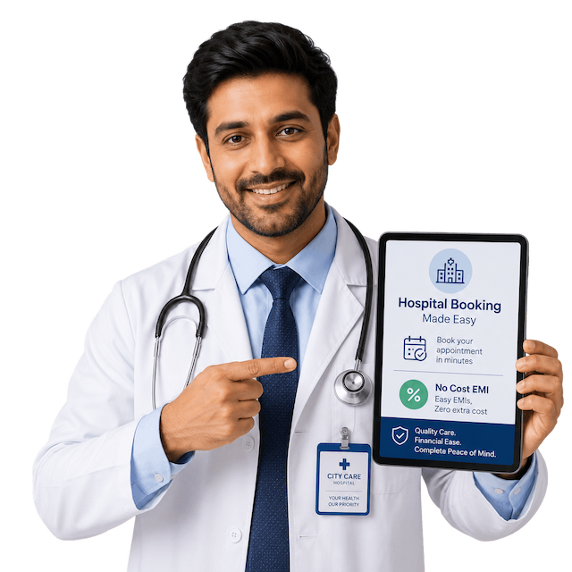 Hospital booking health advisor